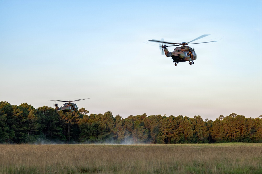 Fleet Exercise 250 | Spanish and French marines conduct aerial insert