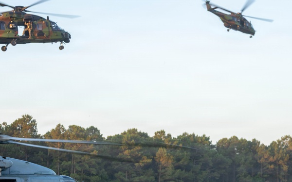 Fleet Exercise 250 | Spanish and French marines conduct aerial insert