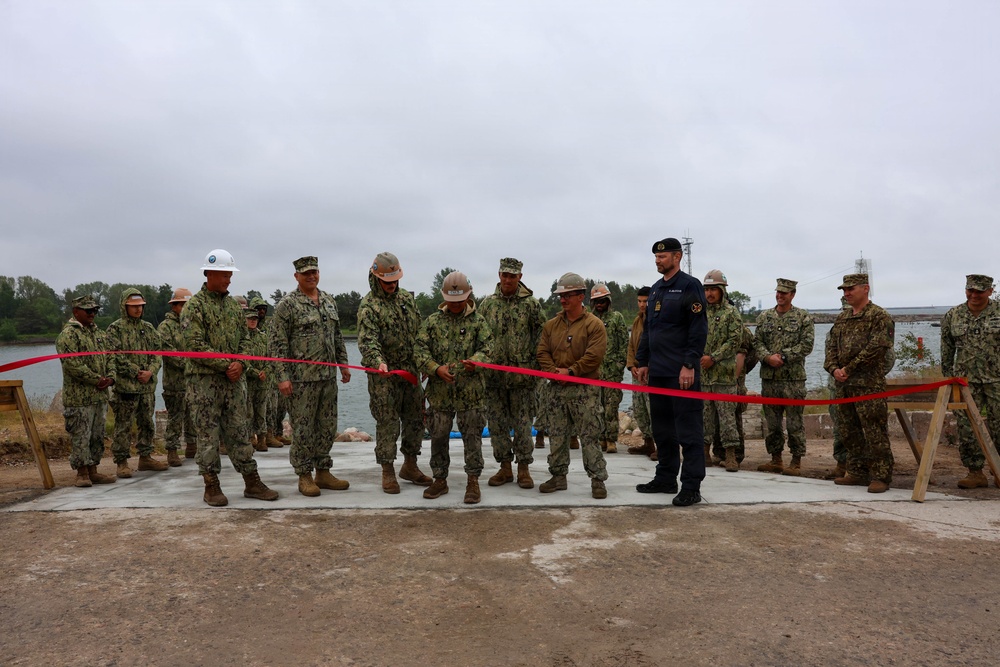 ACB 1 conducts Ribbon Cutting Ceremony during BALTOPS 2026