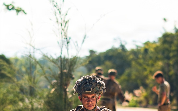3rd Littoral Combat Team Marines conduct ambush patrols during Tactical Small Unit Leaders Course