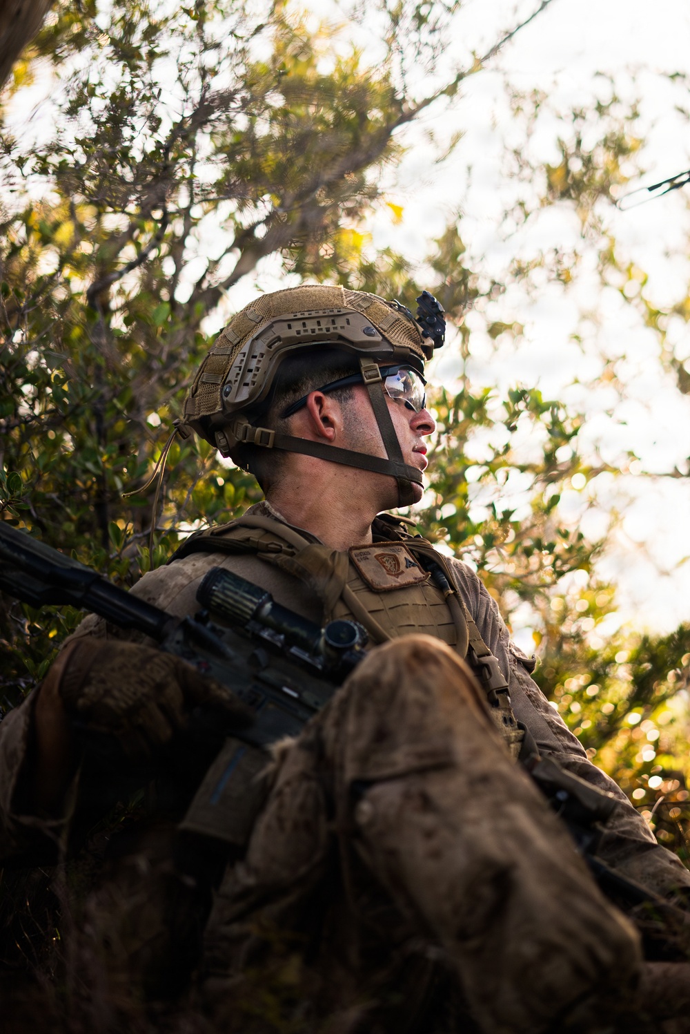 3rd Littoral Combat Team Marines conduct ambush patrols during Tactical Small Unit Leaders Course