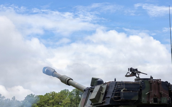Fleet Exercise 250 | U.S. Marines with 10th Marine Regiment and Spanish marines conduct an artillery range