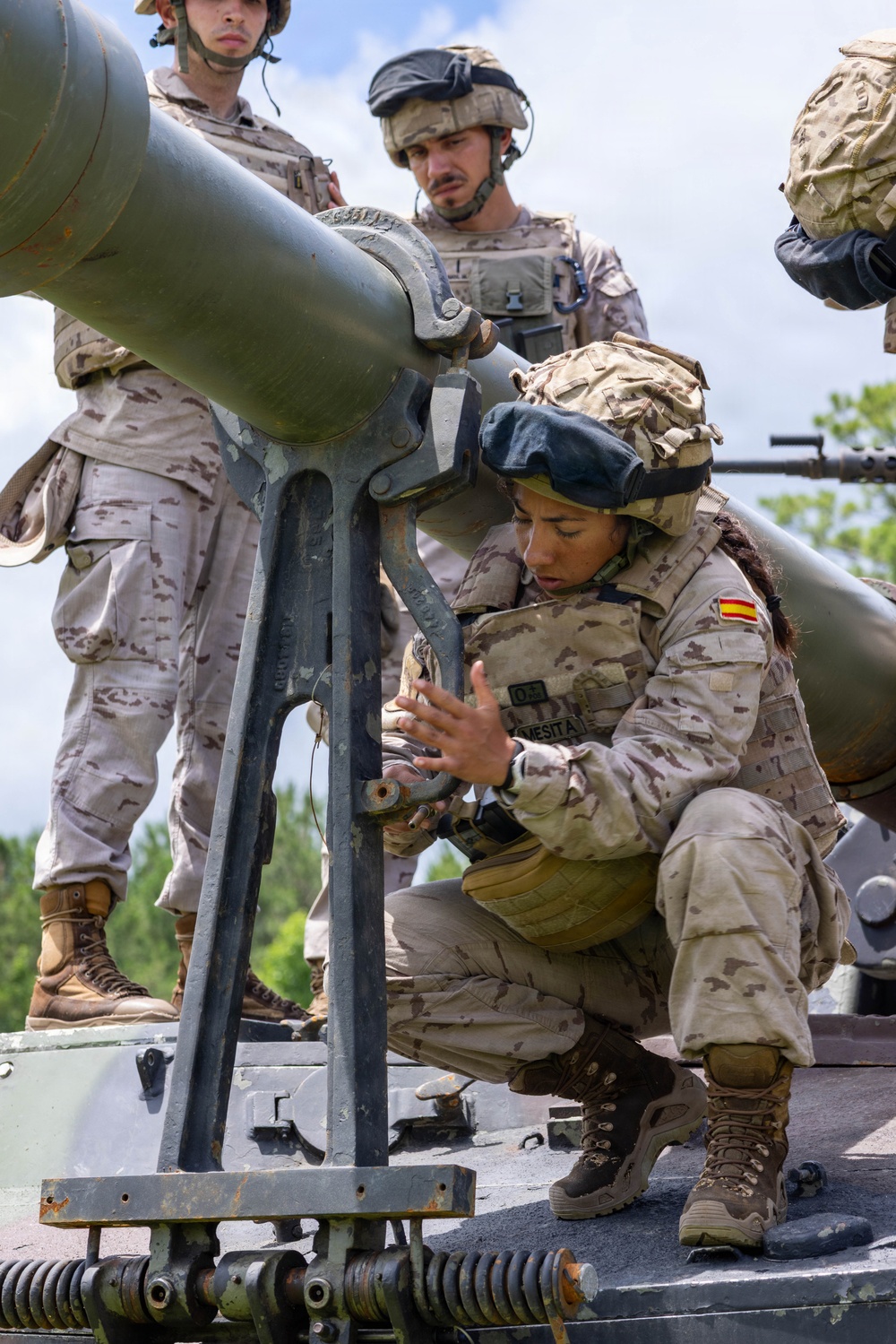 Fleetex 250 | U.S. Marines with 10th Marine Regiment and Spanish marines conduct an artillery range