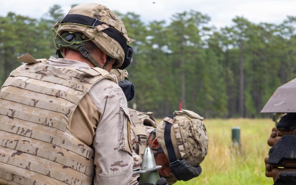 Fleet Exercise 250 | U.S. Marines with 10th Marine Regiment and Spanish marines conduct an artillery range
