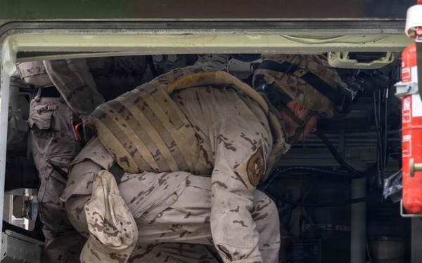 Fleet Exercise 250 | U.S. Marines with 10th Marine Regiment and Spanish marines conduct an artillery range