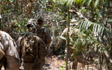 3rd Littoral Combat Team Marines participate in reconnaissance patrol operations during TSULC