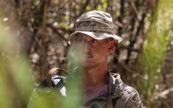 3rd Littoral Combat Team Marines participate in reconnaissance patrol operations during TSULC