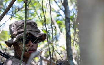 3rd Littoral Combat Team Marines participate in reconnaissance patrol operations during TSULC