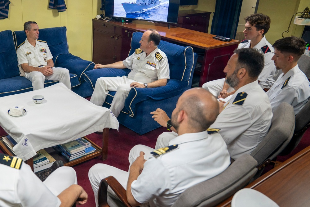Commander, U.S. 2nd Fleet Visits Spanish Ships at Naval Station Norfolk