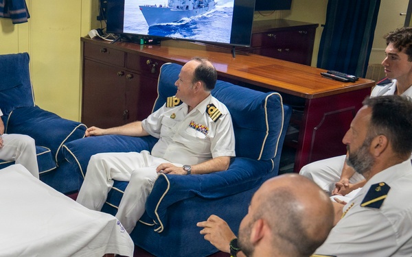 Commander, U.S. 2nd Fleet Visits Spanish Ships at Naval Station Norfolk