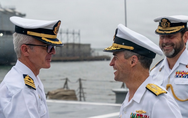 Commander, U.S. 2nd Fleet Visits Spanish Ships at Naval Station Norfolk