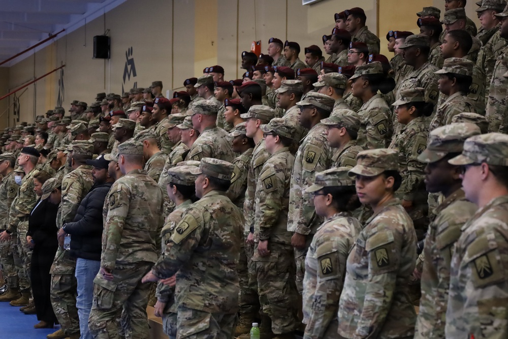 Knights Gather for Brigade Change of Responsibility at Smith Barracks