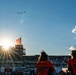 114th Fighter Wing performs flyover at Huset's Speedway