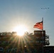 114th Fighter Wing performs flyover at Huset's Speedway