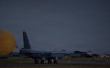 B-52H Stratofortress lands to support U.S. Central Command