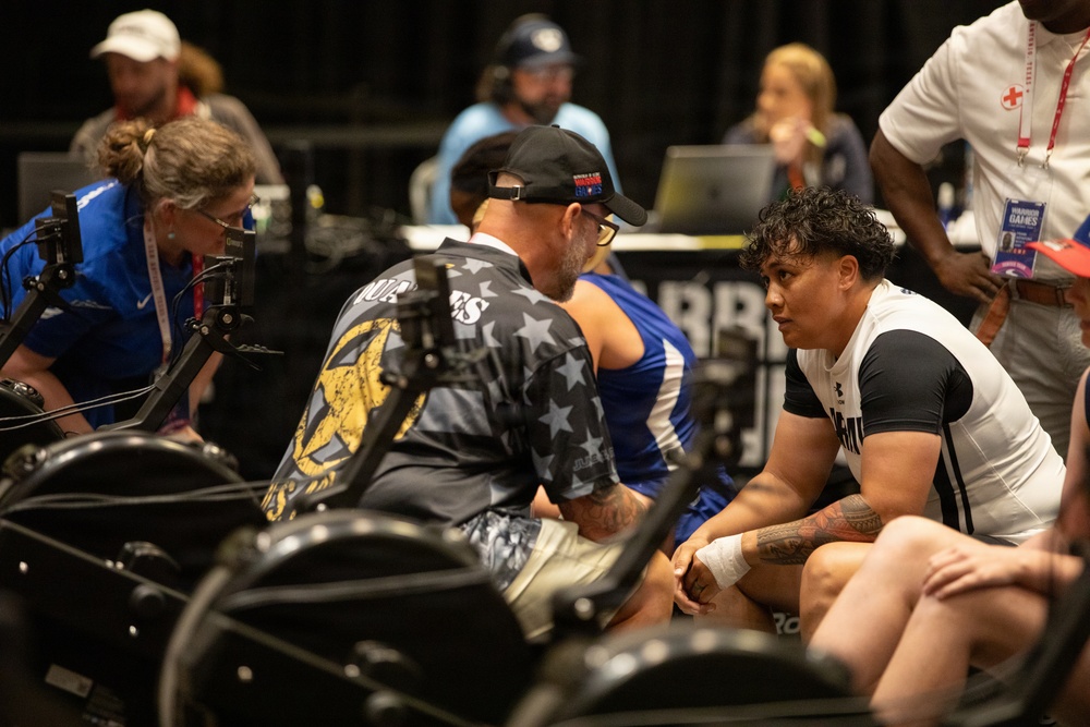 2026 Warrior Games, Indoor Rowing Day 1