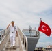 Commander, U.S 2nd Fleet visits TCG Oruçreis (F 245)