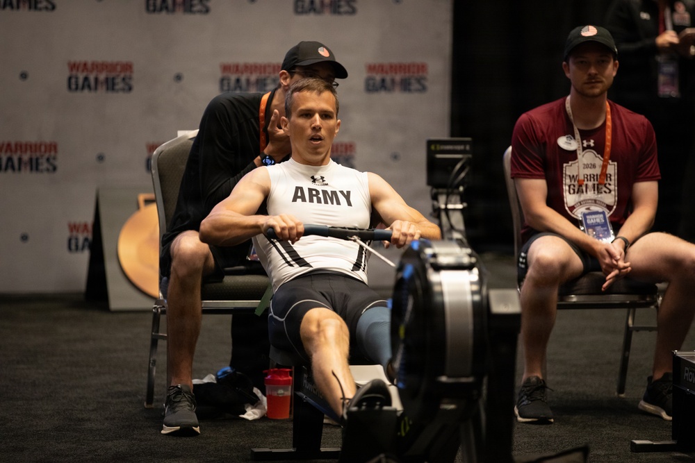 2026 Warrior Games, Indoor Rowing Day 1