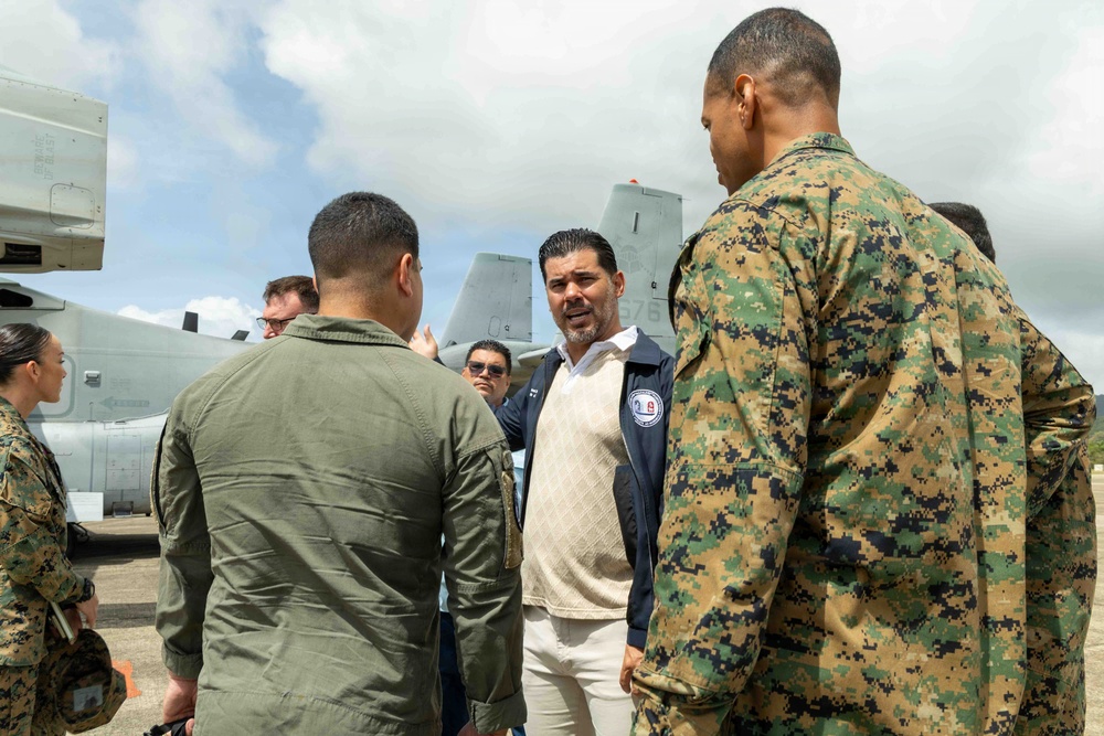 LCF-24: Mayor of Ceiba meets with LCF-24 Leadership