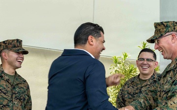 LCF-24: Mayor of Ceiba meets with LCF-24 Leadership
