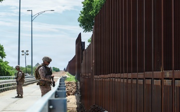JTF-SB Marines conduct flood gate lock reinforcement operations in Naco