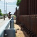 JTF-SB Marines conduct flood gate lock reinforcement operations in Naco