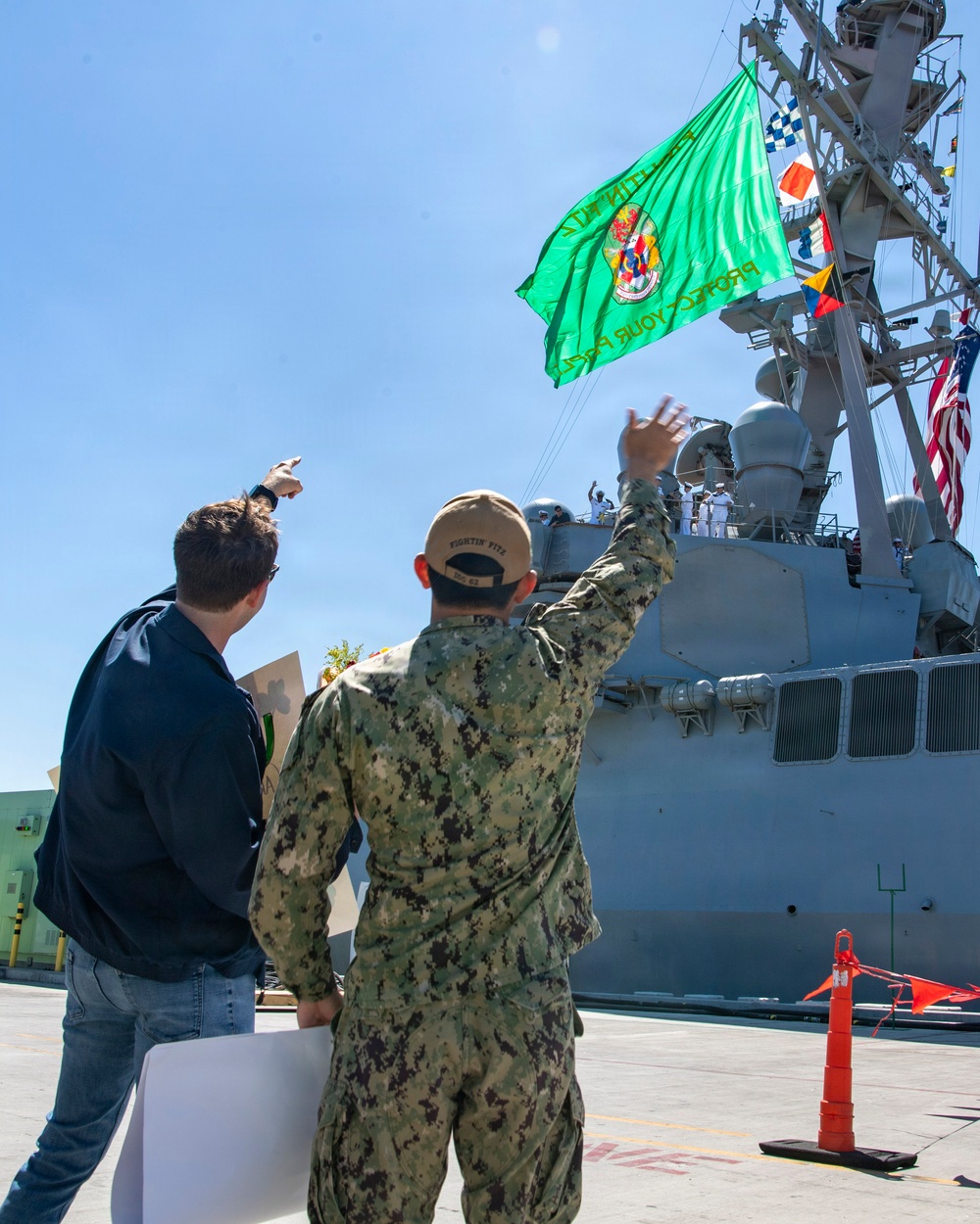 USS Fitzgerald Returns to Homeport