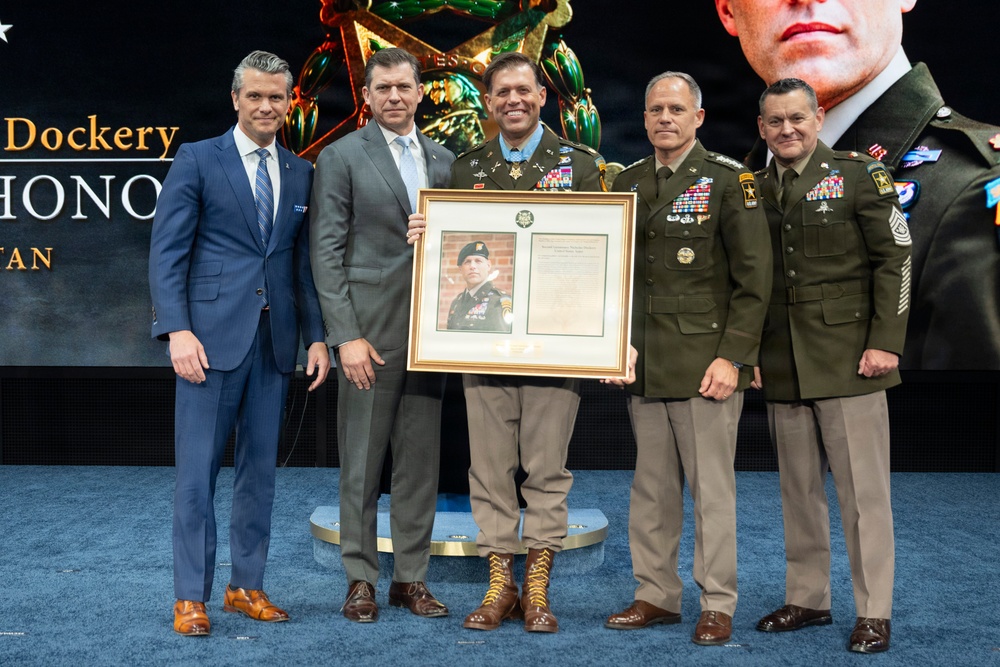SW attends Maj. Nicolas Dockery's MOH Induction Ceremony