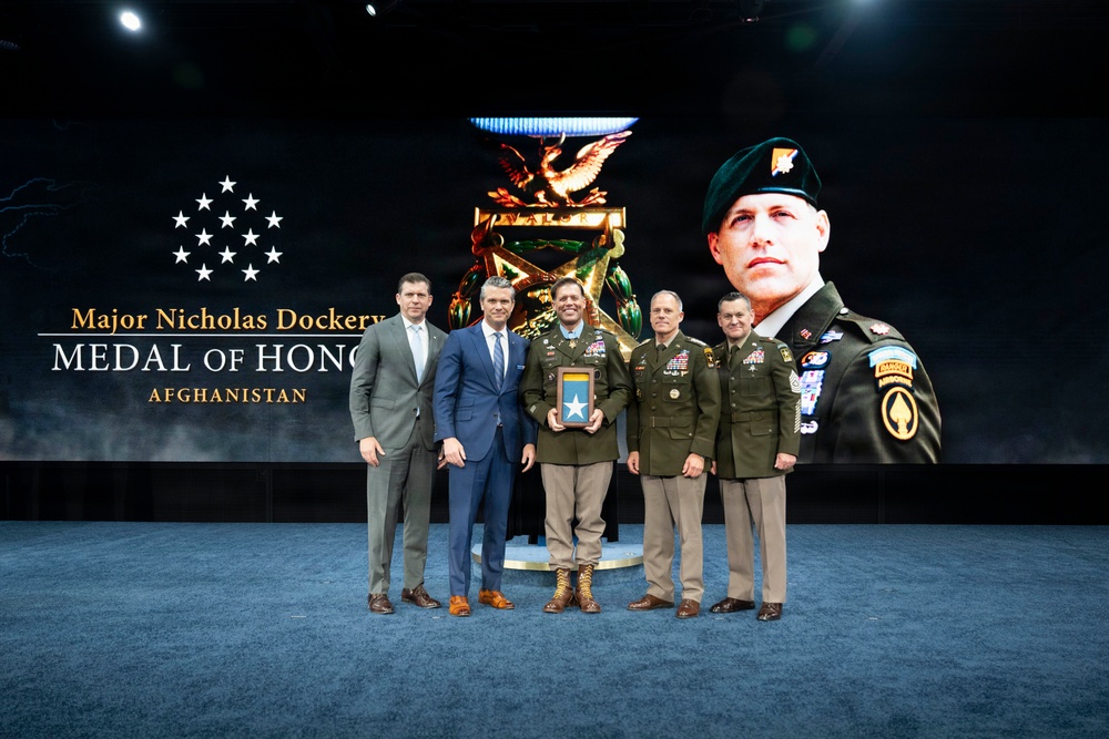 SW attends Maj. Nicolas Dockery's MOH Induction Ceremony