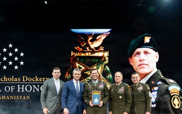 SW attends Maj. Nicolas Dockery's MOH Induction Ceremony