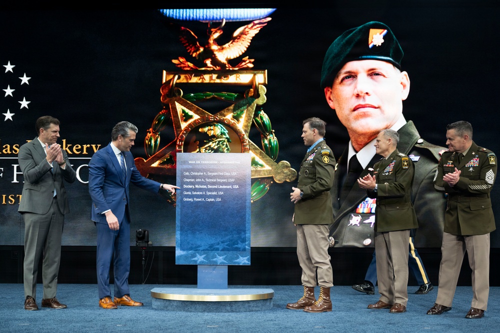 SW attends Maj. Nicolas Dockery's MOH Induction Ceremony
