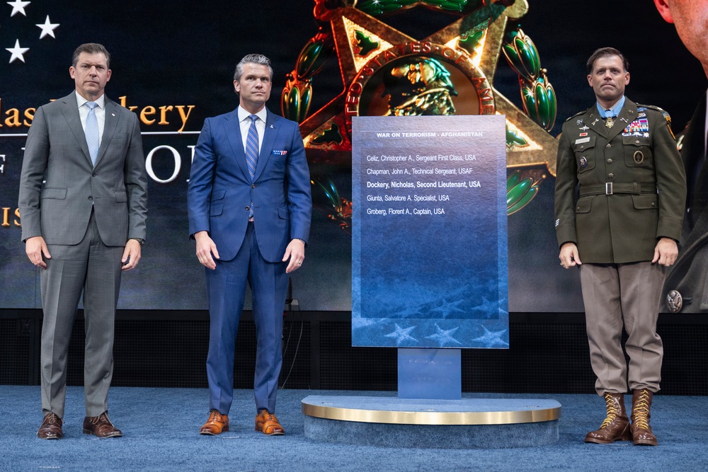 SW attends Maj. Nicolas Dockery's MOH Induction Ceremony