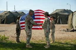 Spc. Przekop Reenlistment Ceremony