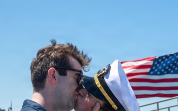 USS Fitzgerald returns to San Diego following three months underway