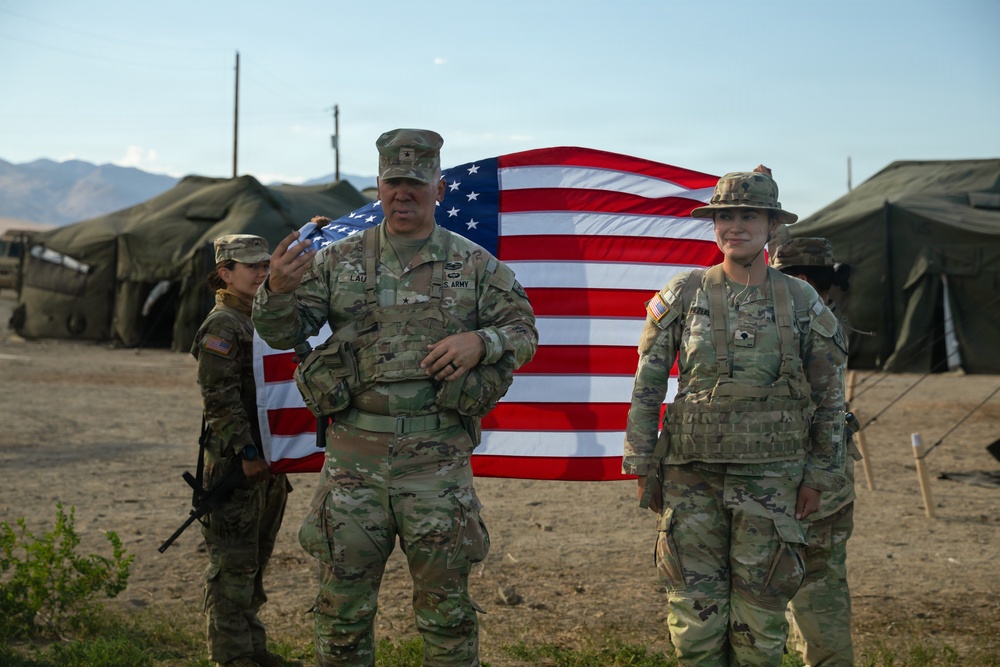 Spc. Prezkop Reenlistment Ceremony