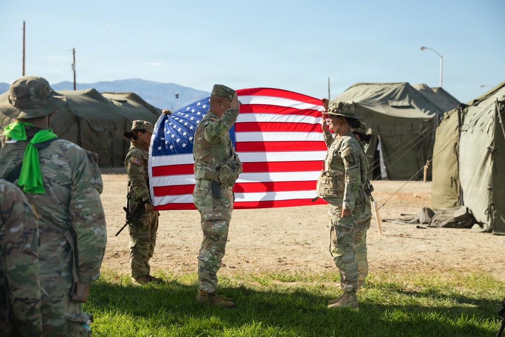 Spc. Przekop Reenlistment Ceremony