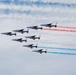 Patrouille Acrobatique de France rehearse ahead of Naval Air Station Patuxent River Air Show