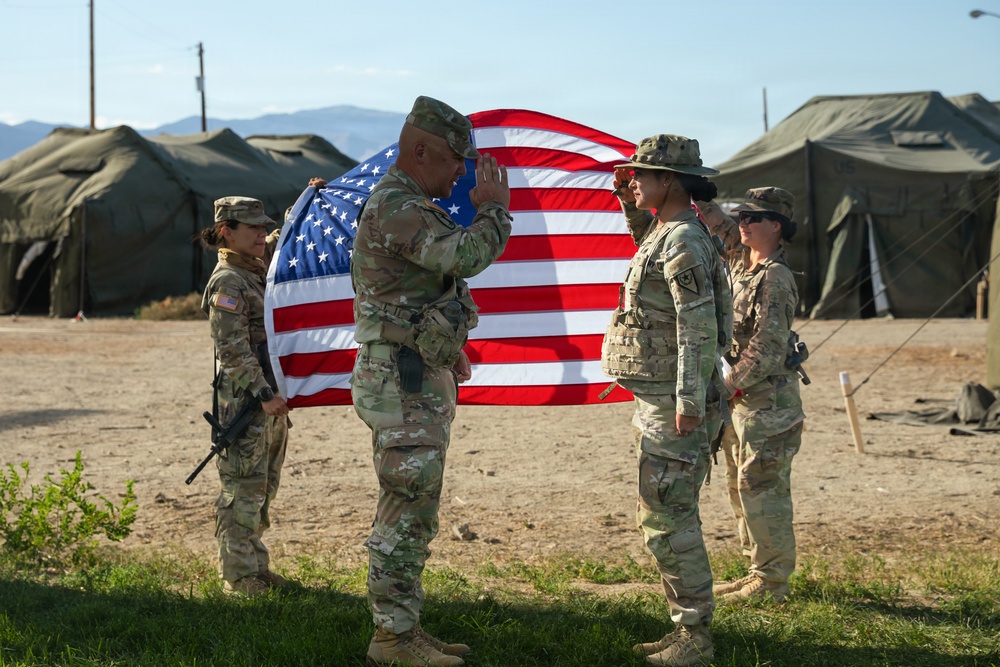 Spc. Przekop Reenlistment Ceremony
