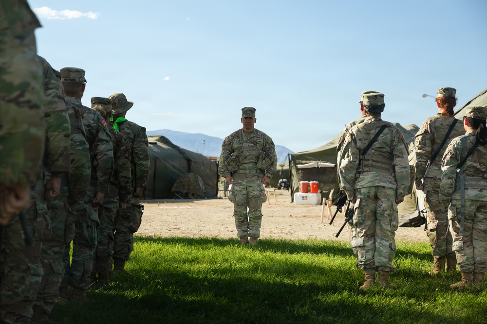 Spc. Przekop Reenlistment Ceremony