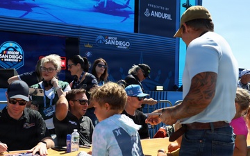 NASCAR O’Reilly Auto Parts Series drivers greet guests