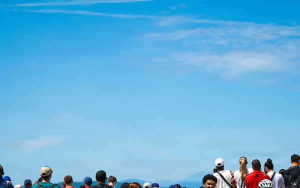 Coast Guard enhances safety and security during the United States vs. Australia World Cup match.