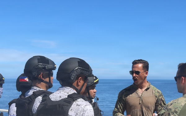 USCGC Emlen Tunnell (WPC 1145), Charles Moulthrope (WPC 1141) participate in MCA with Armed Forces Philippines