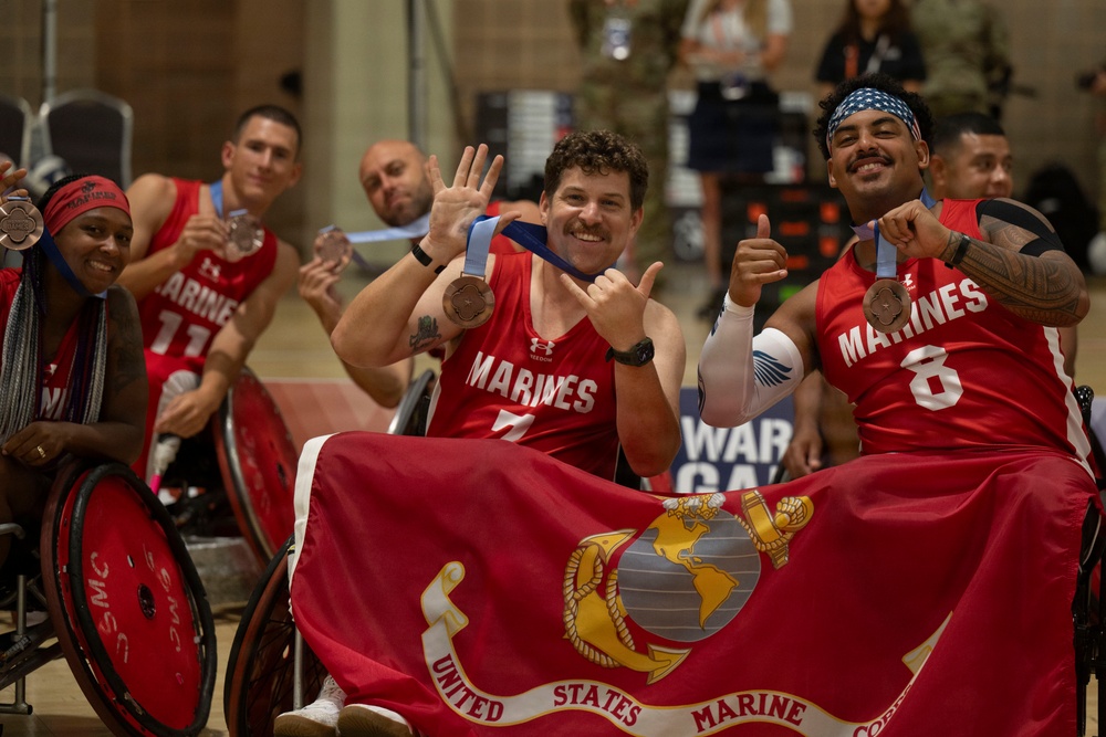 Team Marine Corps Takes Wheelchair Rugby Bronze