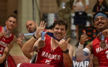 Team Marine Corps Takes Wheelchair Rugby Bronze
