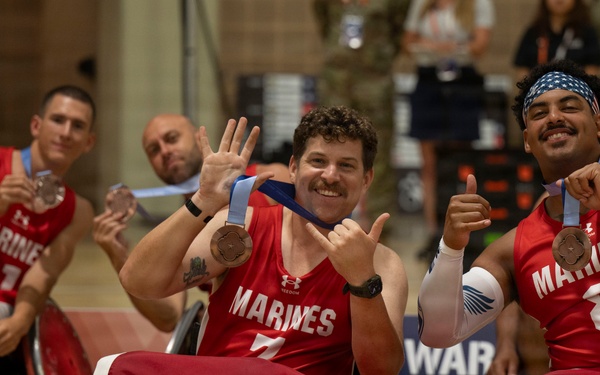 Team Marine Corps Takes Wheelchair Rugby Bronze