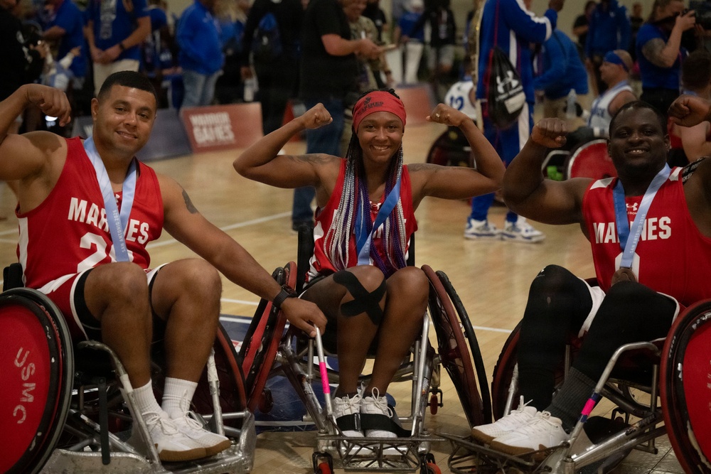 Team Marine Corps Takes Wheelchair Rugby Bronze