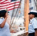 Petty Officer 1st Class Jessica Fontenette Reenlists Aboard CGC Eagle