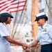 Petty Officer 1st Class Jessica Fontenette Reenlists Aboard CGC Eagle