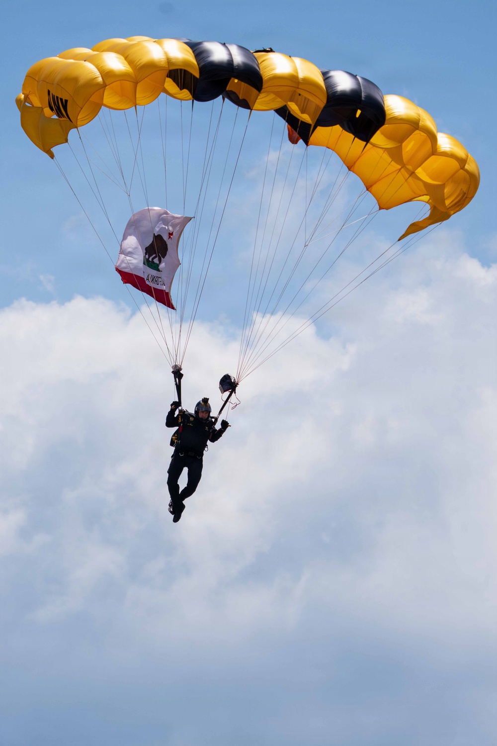The U.S. Army Parachute Team jumps for Truckee Tahoe Airshow