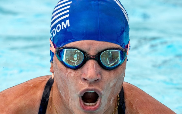 Air Force Wounded Warriors train in preparation for Warrior
Games: day 3